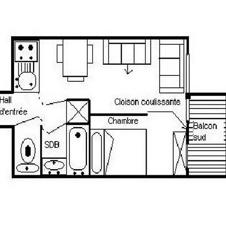 Cosy Renove 2 Pieces - Skis Aux Pieds - Balcon Sud-ouest - Centre - Fr-1-344-877 * Saint-Martin-de-Belleville
